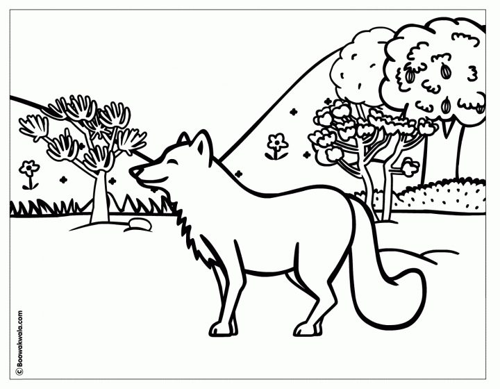 Coloriage La Foret – Les Beaux Dessins De Nature À Imprimer avec Dessin De Foret