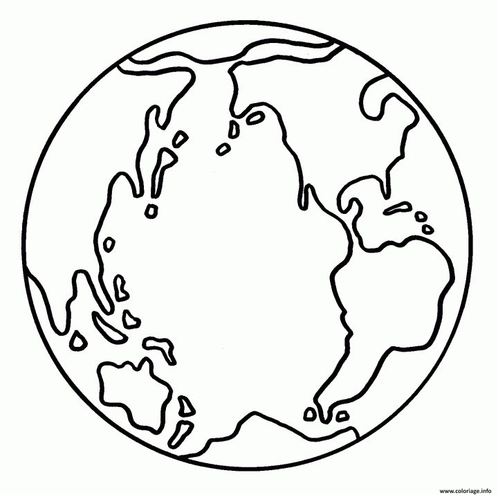 Coloriage La Planete Terre Dessin avec Image De La Terre Dessin