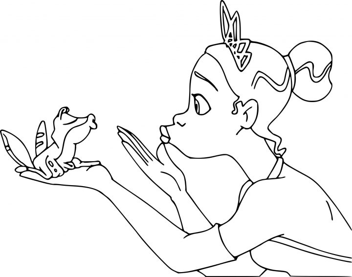 Coloriage La Princesse Et La Grenouille Dessin À Imprimer à Coloriage Dora Princesse