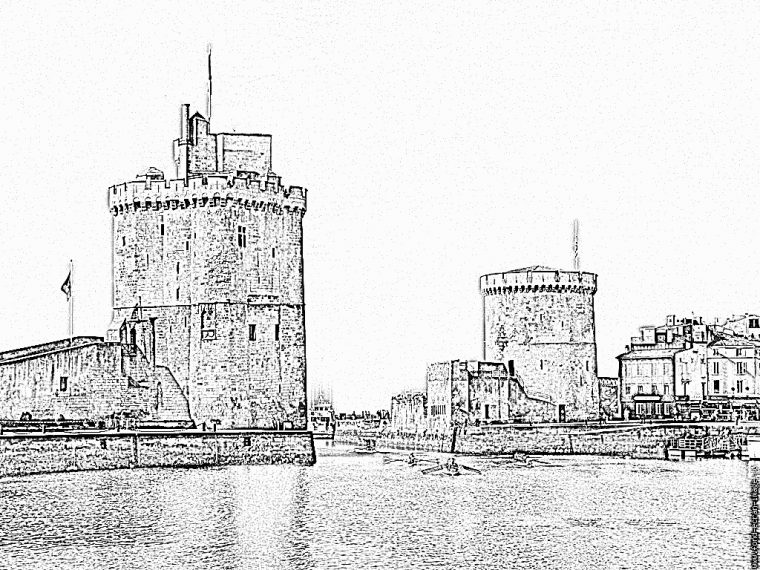 Coloriage La Rochelle Belle Et Rebelle 2 À Imprimer Pour Les à Dessin De Rebelle