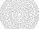 Coloriage Labyrinthe À Imprimer encequiconcerne Labyrinthe Difficile