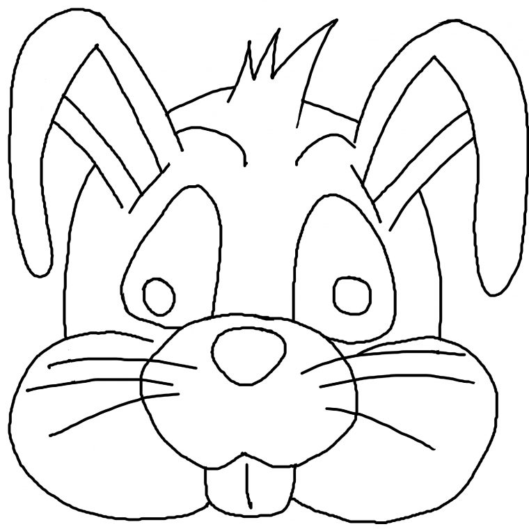 Coloriage Lapin – Les Beaux Dessins De Animaux À Imprimer Et avec Animaux A Dessiner Imprimer