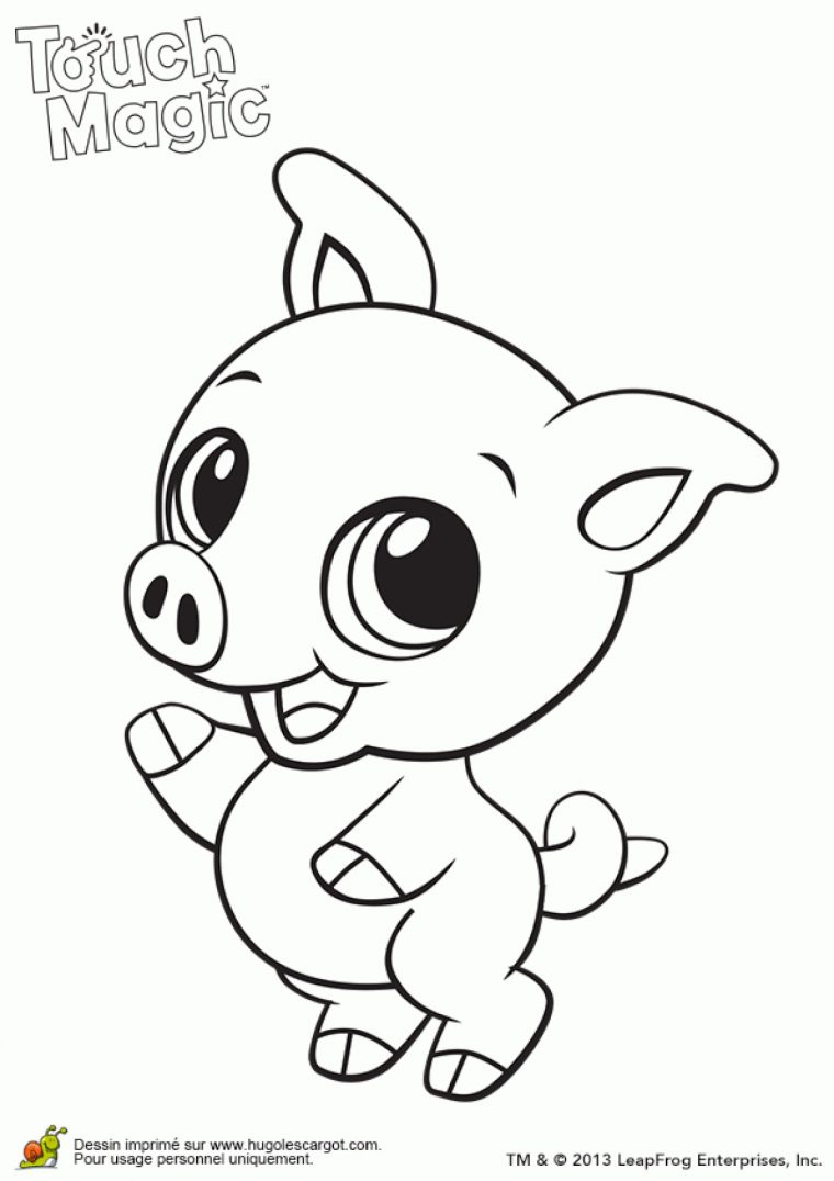 Coloriage Leapfrog Cochon Sur Hugolescargot concernant Dessin Cochon A Colorier