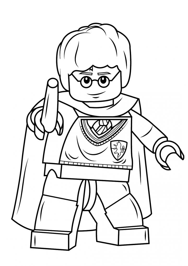 Coloriage Lego Harry Potter À Imprimer tout Dessin D Harry Potter