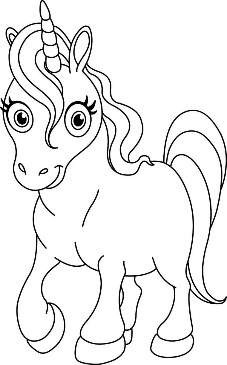 Coloriage Licorne : 20 Modèles À Imprimer Gratuitement destiné Modele De Dessin Gratuit