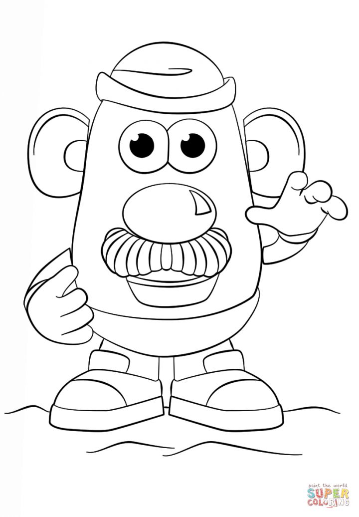 Coloriage – M. Patate | Coloriages À Imprimer Gratuits pour Coloriage Mr Patate