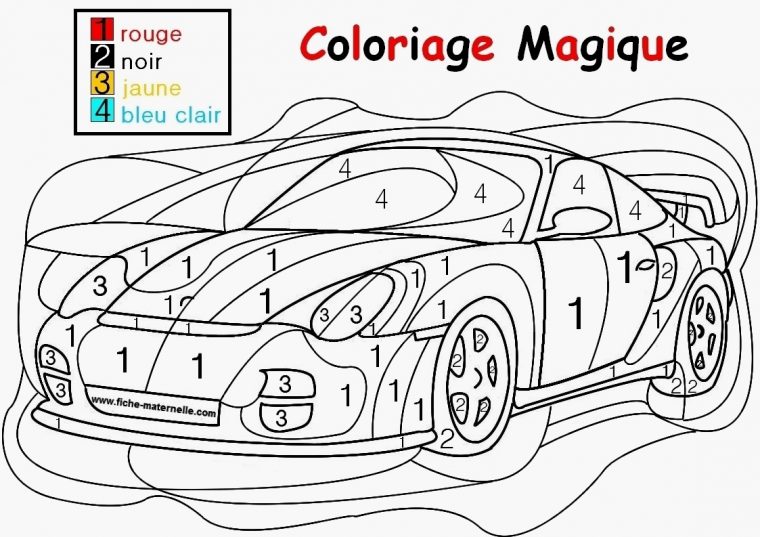 Coloriage Magique 2018 – concernant Coloriage Magique 4 Ans