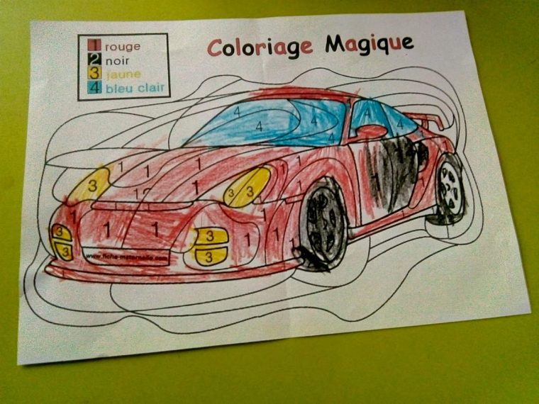 Coloriage Magique 2018 – intérieur Coloriage Magique 4 Ans