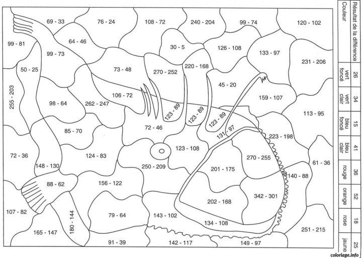 Coloriage Magique 72 Dessin concernant Coloriage Codé Cp