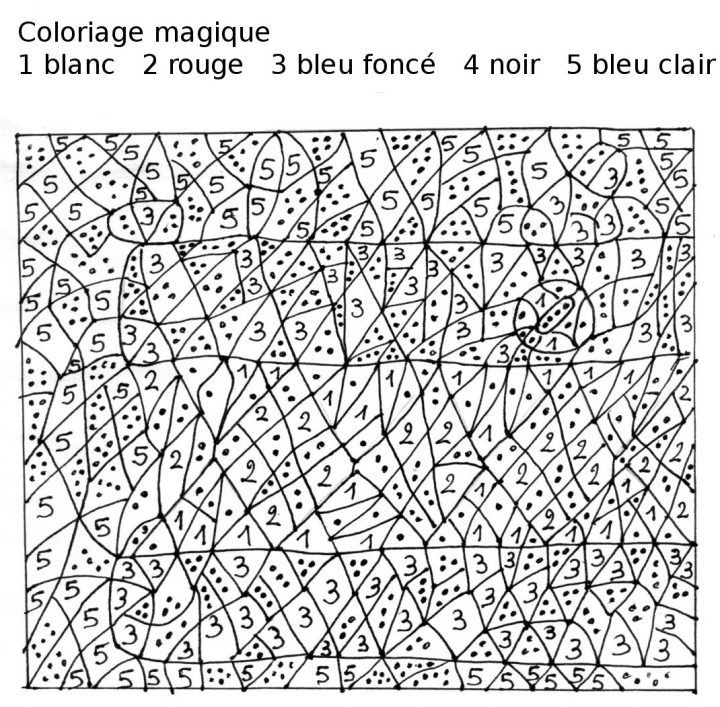 Coloriage Magique #99 (Éducatifs) – Coloriages À Imprimer intérieur Coloriage Numero A Imprimer