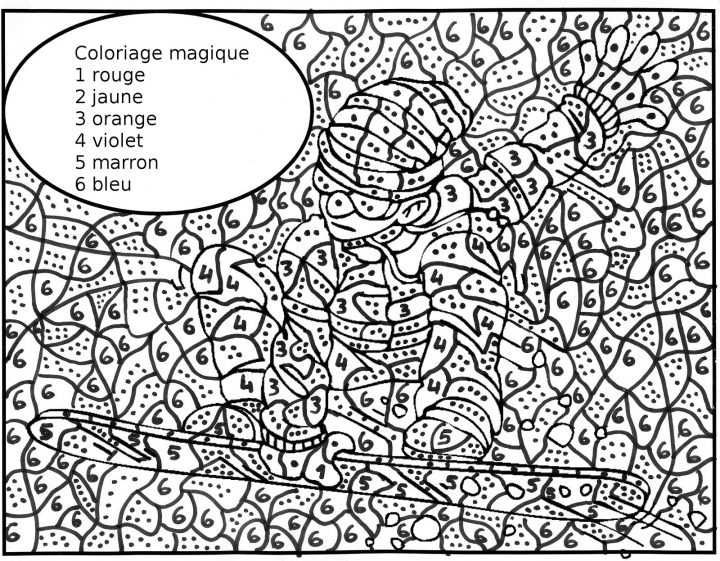 Coloriage Magique A Imprimer Dur | Coloriages À Imprimer tout Coloriage Magique Dur