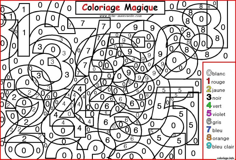 Coloriage Magique Chiffres Maternelle Dessin destiné Coloriage Magique Maternelle A Imprimer Gratuit