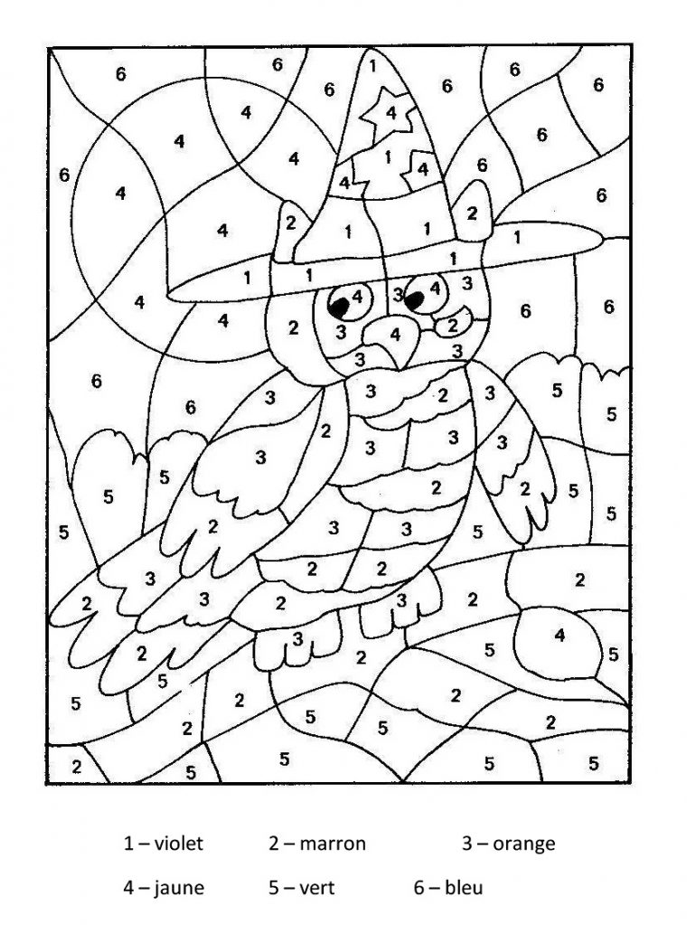 Coloriage Magique – Coloriages Pour Enfants destiné Coloriage Codé Maternelle