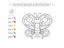 Coloriage Magique Et Mathématique : Le Papillon - Momes avec Coloriage Magique 6 Ans
