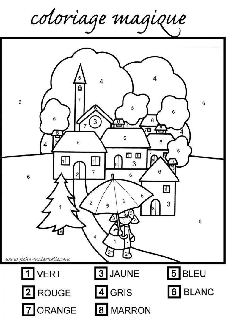 Coloriage Magique Hiver Maternelle | Coloriages À Imprimer tout Coloriage Magique Gs À Imprimer