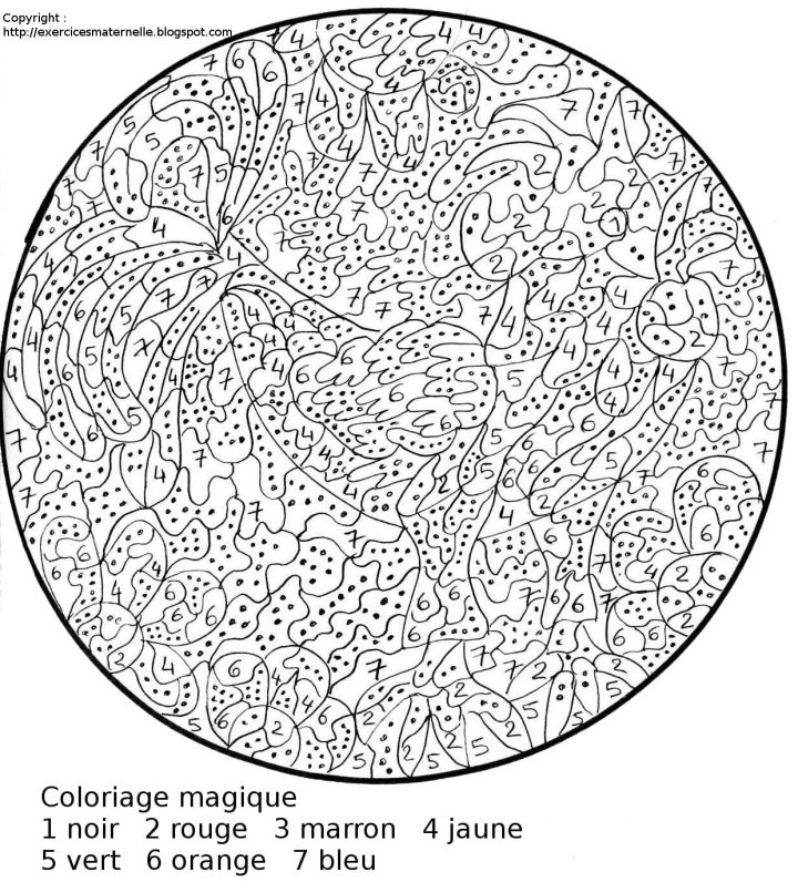 Coloriage Magique – Les Beaux Dessins De Autres À Imprimer avec Coloriage Numero A Imprimer