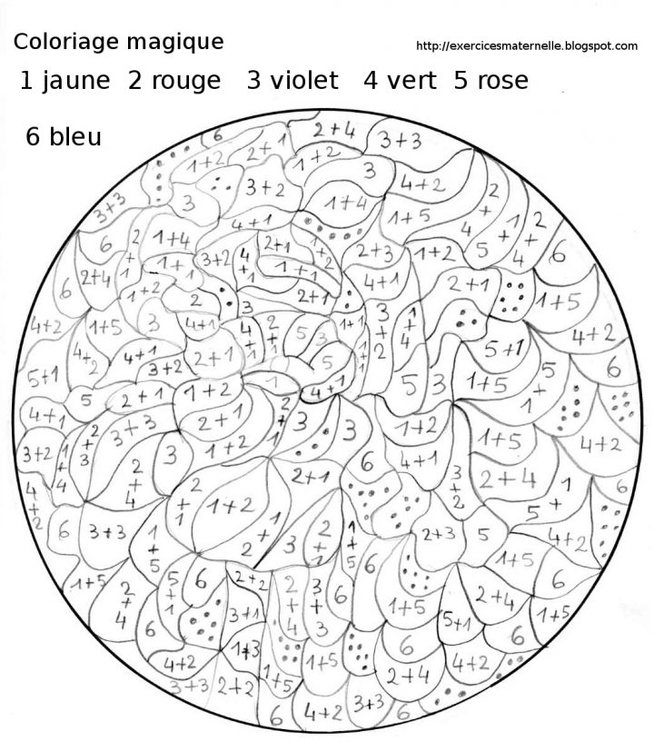 Coloriage Magique – Les Beaux Dessins De Autres À Imprimer destiné Coloriage Magique Dur