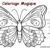 Coloriage Magique : Un Papillon | Coloriage Papillon dedans Dessin A Imprimer Papillon Gratuit