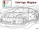 Coloriage Magique Voiture De Course Facile Simple Maternelle à Coloriage Codé Maternelle