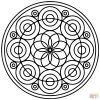 Coloriage - Mandala Cercle | Coloriages À Imprimer Gratuits tout Mandala À Imprimer Facile