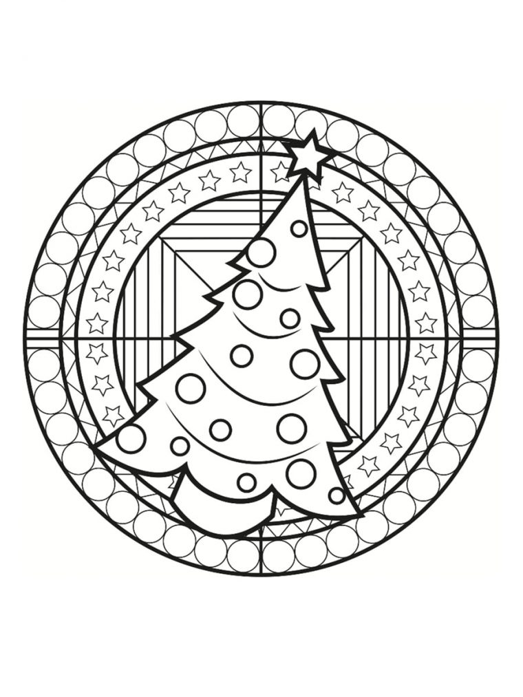 Coloriage Mandala De Noël : 30 Dessins À Imprimer avec Faire Coloriage Gratuit Sur Ordinateur