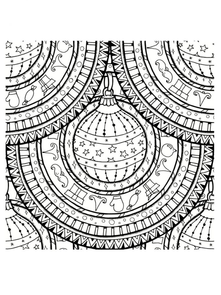 Coloriage Mandala De Noël : 30 Dessins À Imprimer dedans Jeux De Coloriage De Rosace