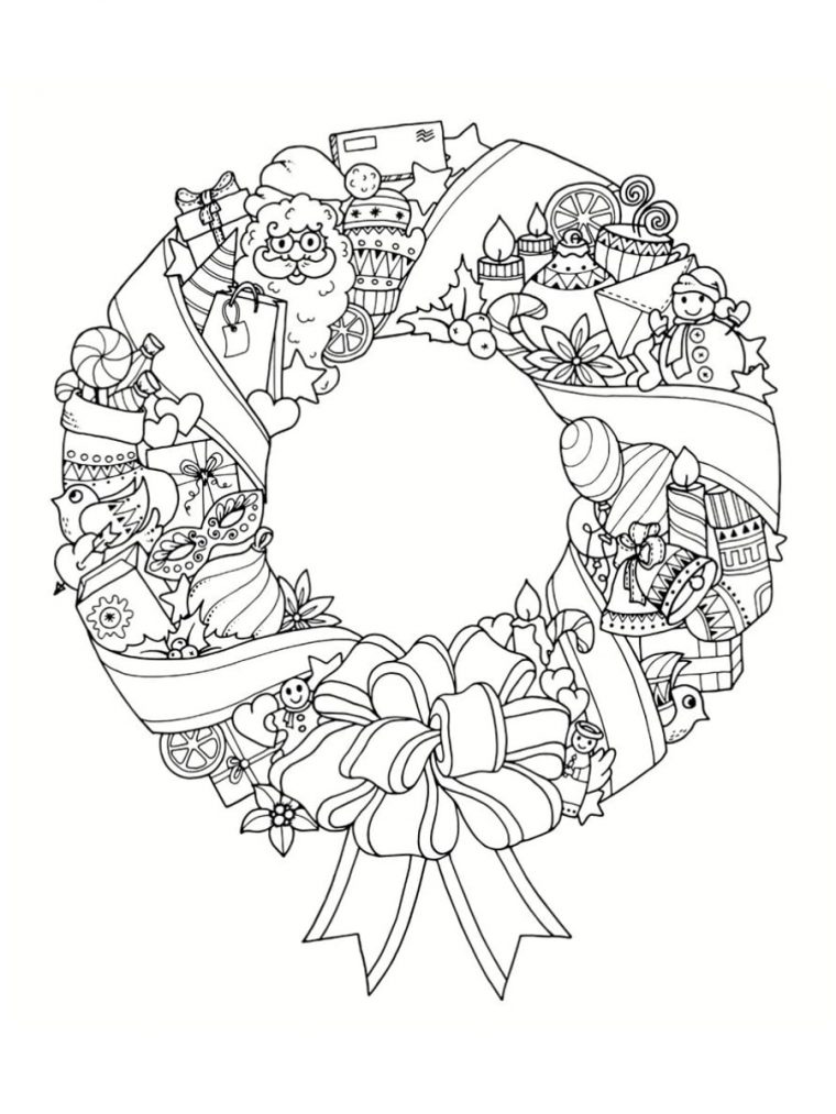 Coloriage Mandala De Noël : 30 Dessins À Imprimer destiné Jeux De Coloriage De Rosace