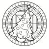 Coloriage Mandala De Noël : 30 Dessins À Imprimer destiné Mandala À Colorier Et À Imprimer Gratuit