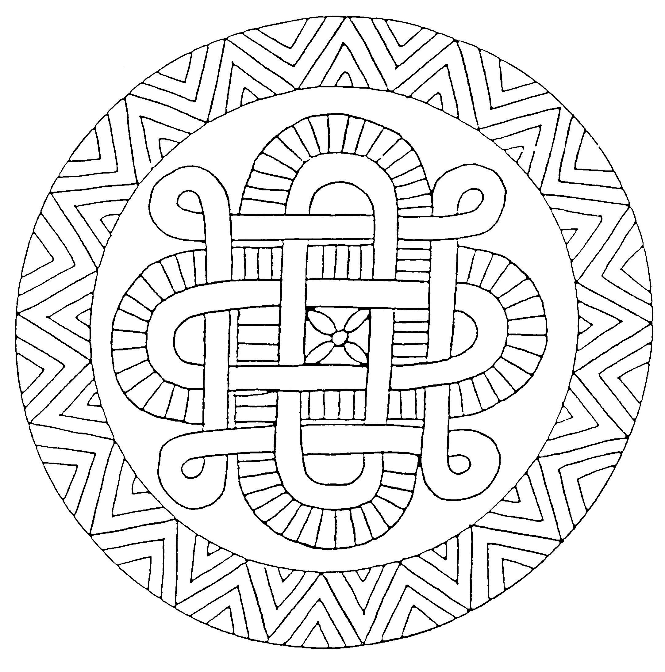 Hugo L Escargot Coloriage Mandala | PrimaNYC.com