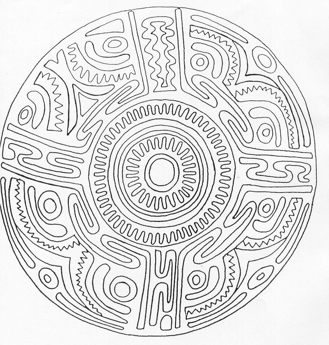 Coloriage Mandala Difficile - Les Beaux Dessins De Meilleurs serapportantà Coloriage De Mandala Difficile A Imprimer 