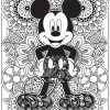 Coloriage Mandala Disney Mickeymouse Hd Dessin à Mandala À Colorier Et À Imprimer Gratuit