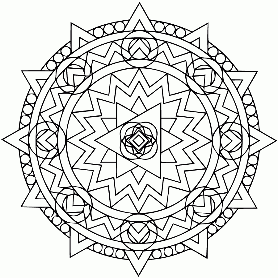 Coloriage Mandala Facile - Les Beaux Dessins De Meilleurs serapportantà Mandala À Imprimer Facile 