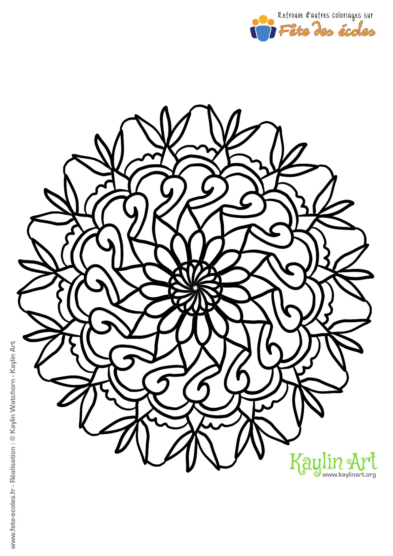 Coloriage Mandala Rosace serapportantà Jeux De Coloriage De Rosace