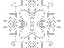 Coloriage - Mandala Symétrique | Coloriages À Imprimer Gratuits destiné Dessin Symétrique A Imprimer