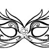 Coloriage Masque Carnaval Dessin pour Masque Papillon À Imprimer