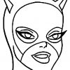 Coloriage Masque Catwoman À Imprimer à Masque De Catwoman A Imprimer