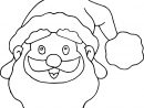 Coloriage Masque Père Noël À Imprimer Sur Coloriages avec Coloriage De Père Noel Gratuit A Imprimer