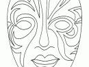 Coloriage Masque Venise Sur Hugolescargot pour Modele Masque De Carnaval A Imprimer