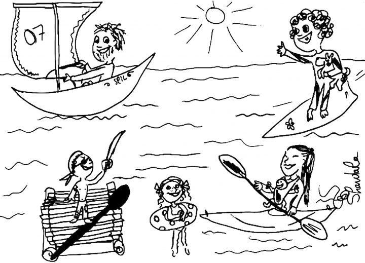 Coloriage Mer – Les Beaux Dessins De Nature À Imprimer Et concernant Coloriage Sur La Mer À Imprimer