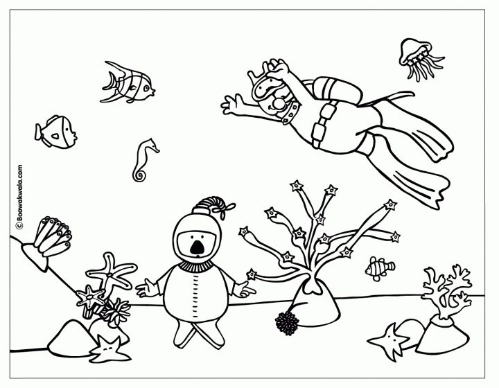 Coloriage Mer – Les Beaux Dessins De Nature À Imprimer Et destiné Coloriage Sur La Mer À Imprimer