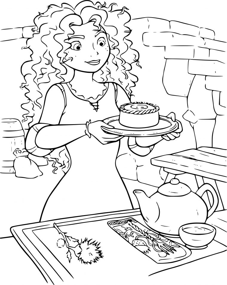 Coloriage Merida Rebelle À Imprimer Gratuit à Dessin De Rebelle