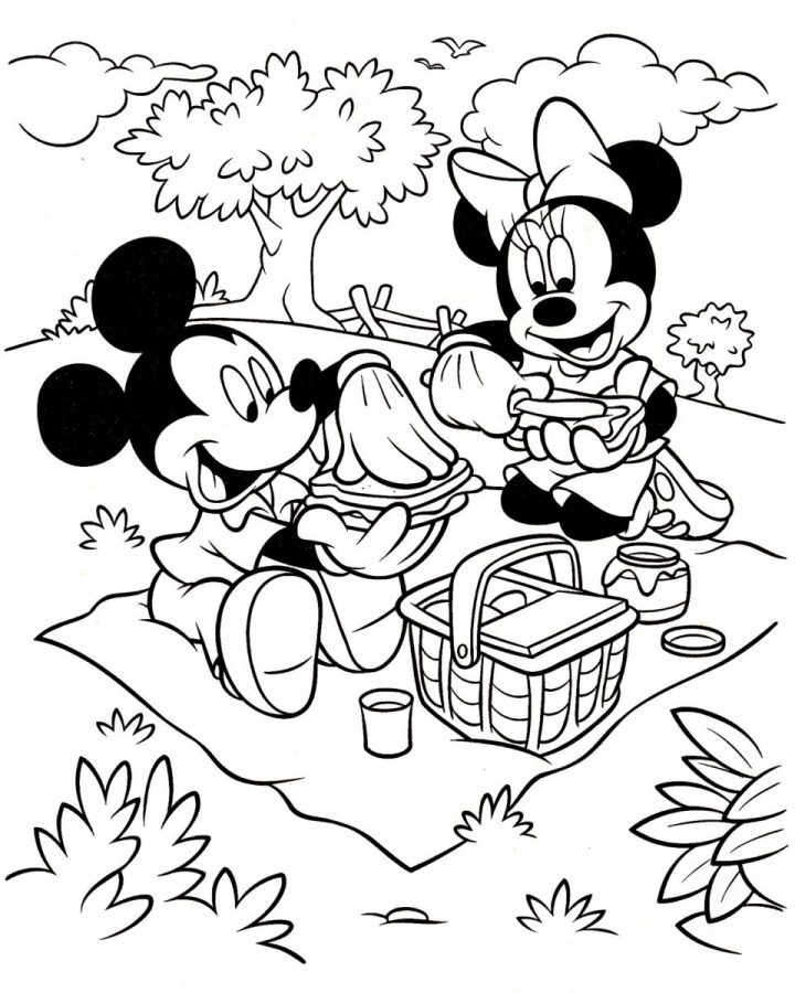 Coloriage Mickey Et Minnie À Imprimer – Family Sphere encequiconcerne Coloriage Pantin