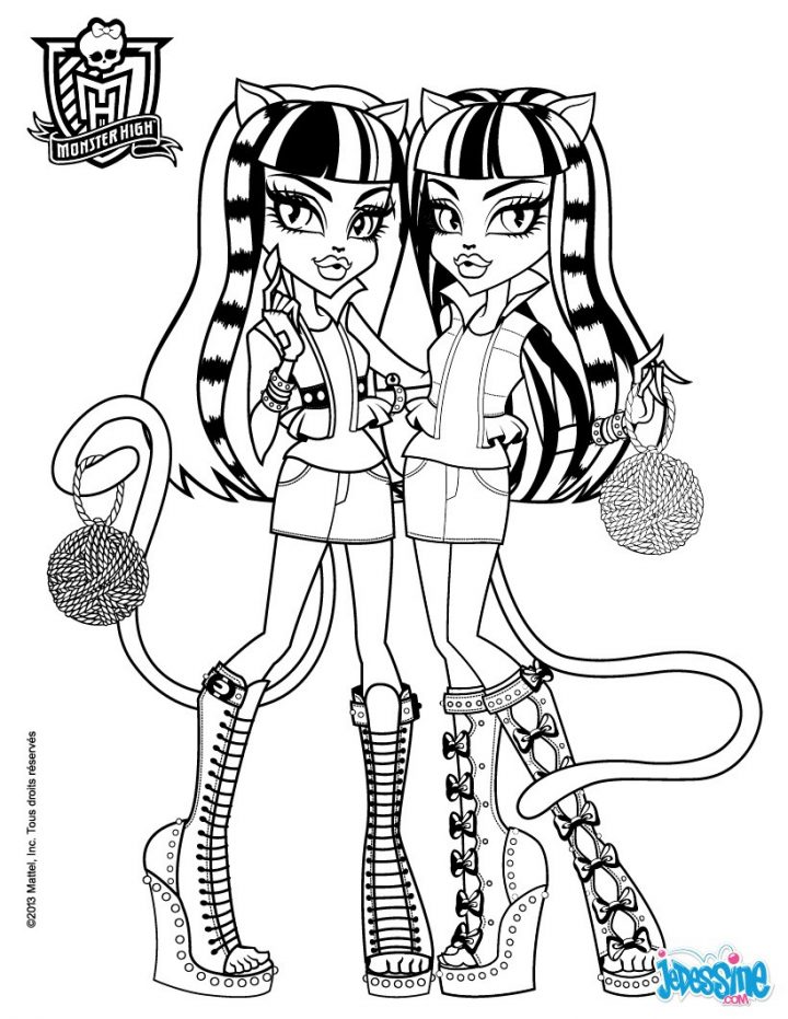 Coloriage Monster High Baby – Les Beaux Dessins De Meilleurs concernant Image Monster High A Imprimer