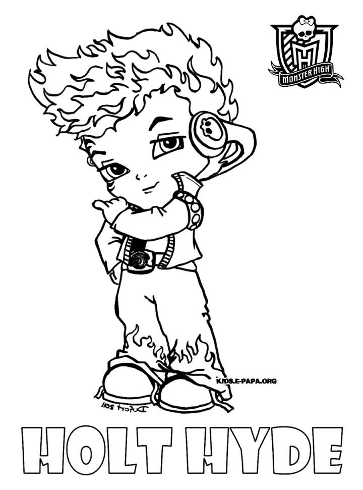 Coloriage Monster High Baby – Les Beaux Dessins De Meilleurs pour Image Monster High A Imprimer