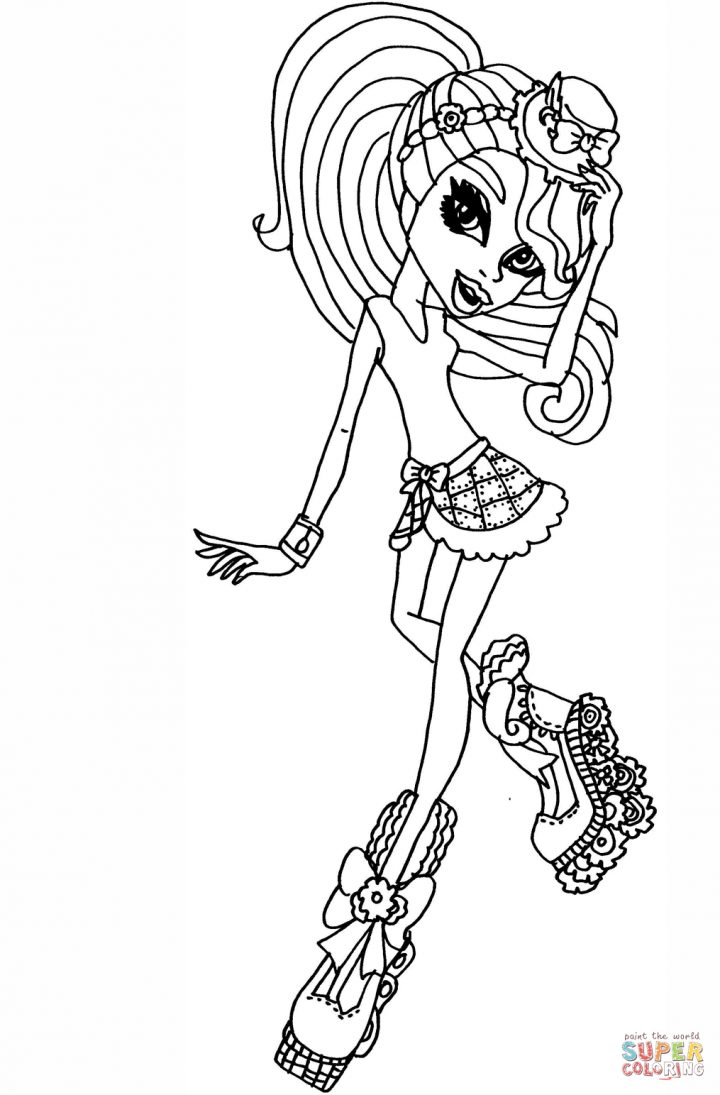 Coloriage – Monster High Robecca | Coloriages À Imprimer dedans Image Monster High A Imprimer