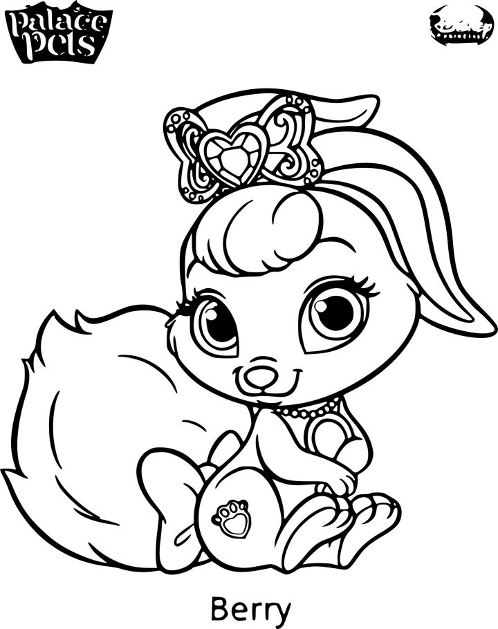 Coloriage Palace Pets Blanche-Neige À Imprimer Gratuit à Blanche Neige A Colorier