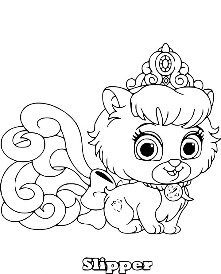 Coloriage Palace Pets Chien Cendrillon À Imprimer Gratuit encequiconcerne Cendrillon À Colorier