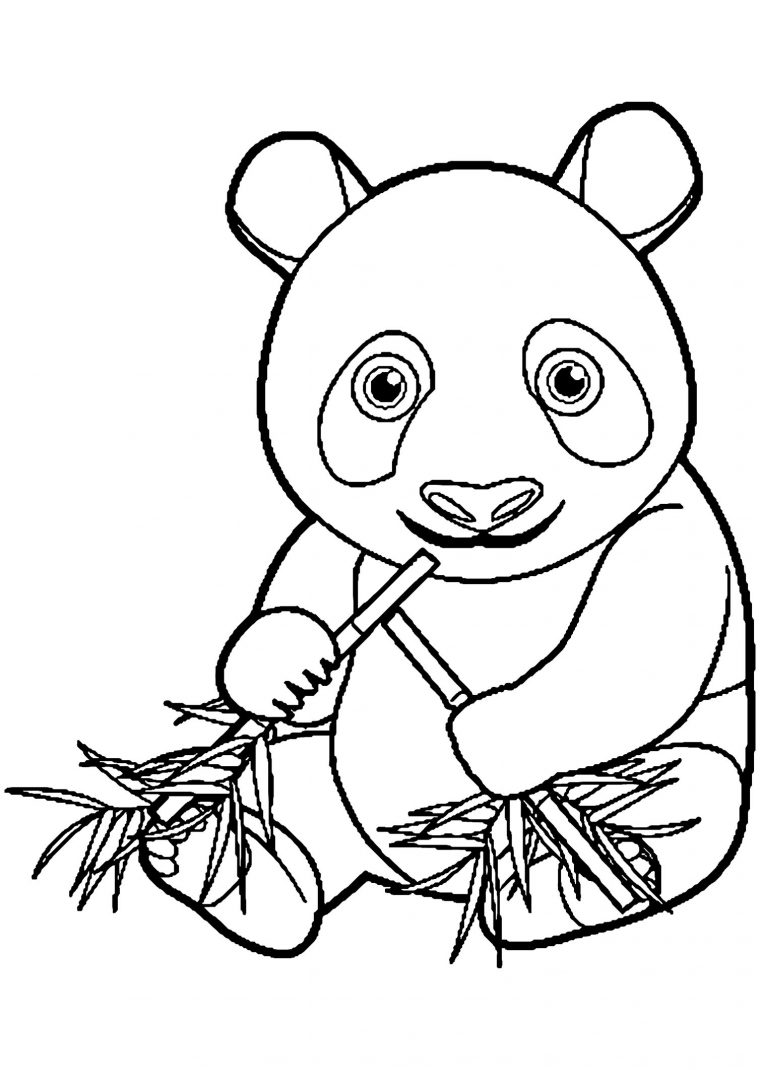 Coloriage Panda 30 Dessins De Imprimer #14795 Tout Panda A destiné Panda À Colorier