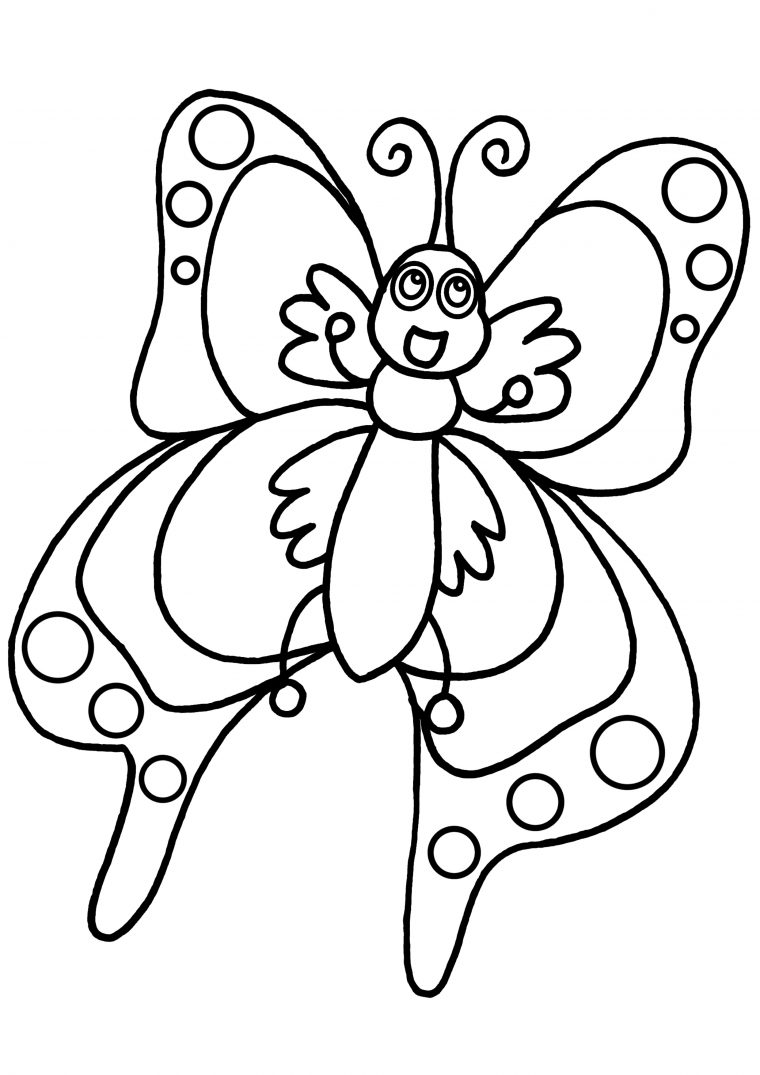 Coloriage Papillon – Les Beaux Dessins De Animaux À Imprimer avec Dessin Papillon À Colorier