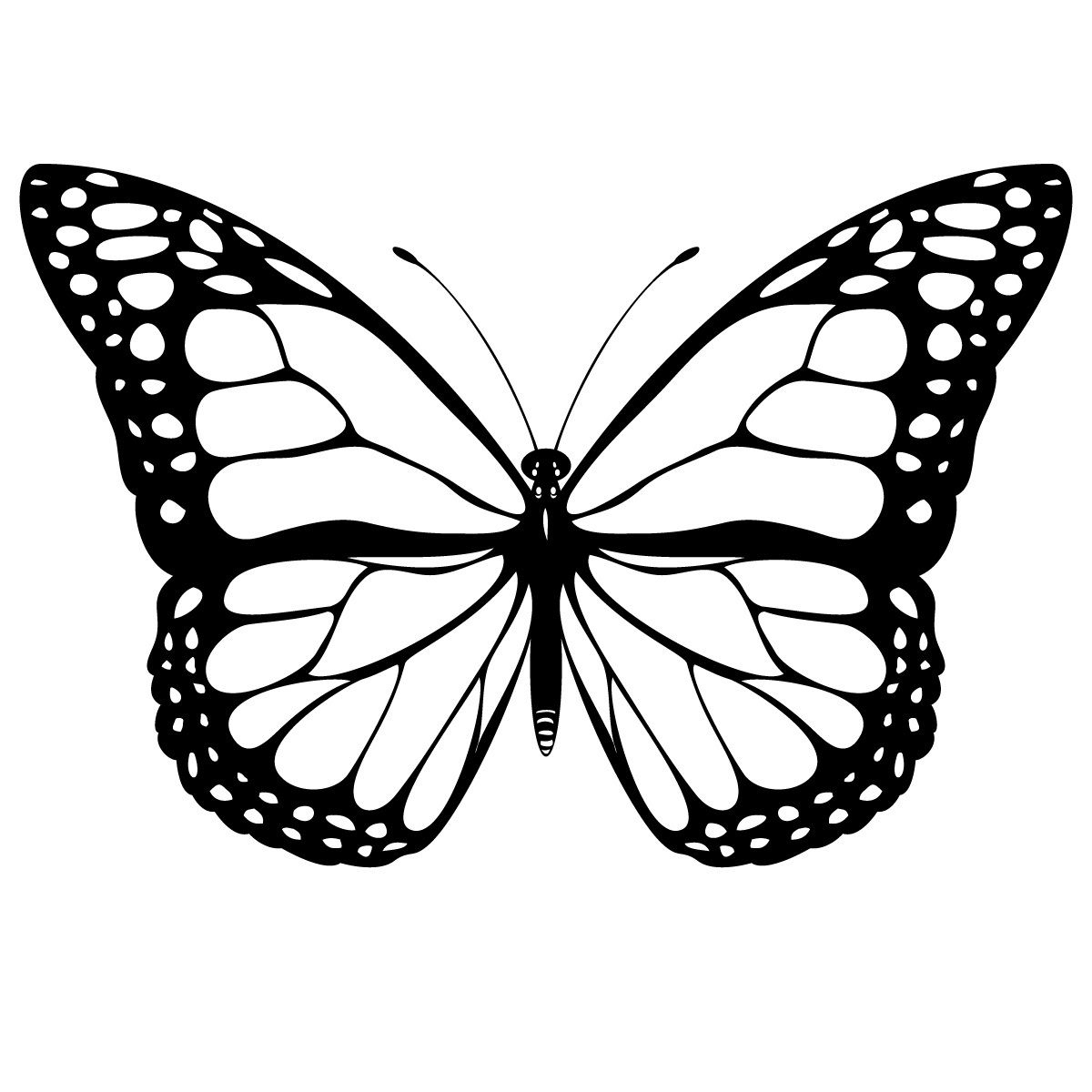 Coloriage Papillon - Les Beaux Dessins De Animaux À Imprimer destiné Papillon À Dessiner 